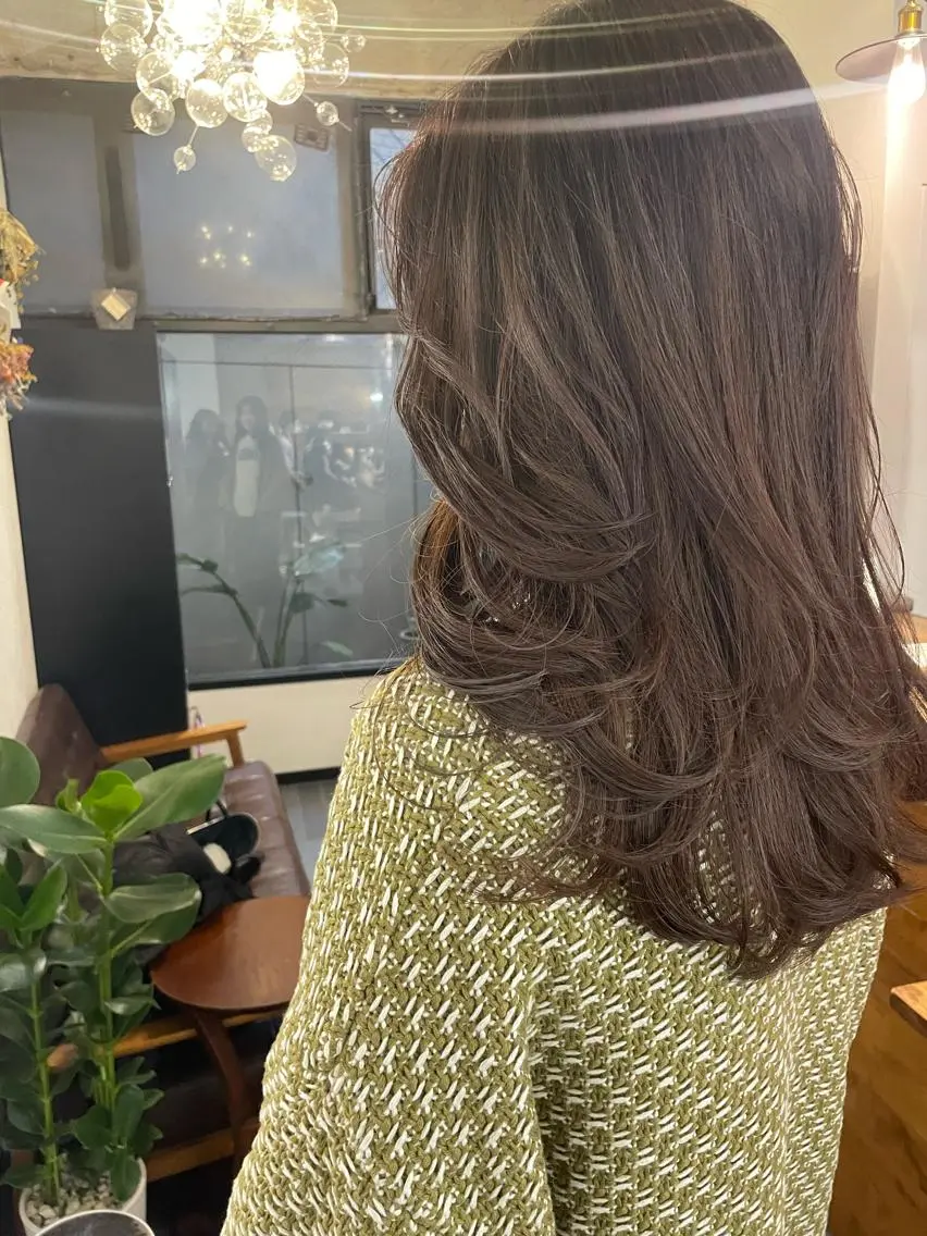 セミロング カラー ヘアアレンジ layer cut 店長/MIKUのその他イメージ