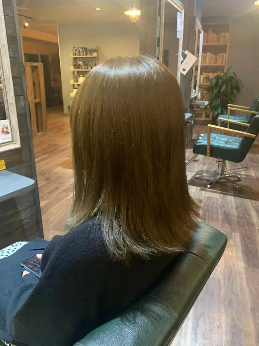 ミディアム カラー 河村 健太のヘアスタイル