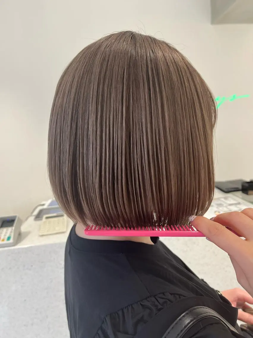 ミディアム カラー ベージュカラー BAROQUE gotou 🌙のヘアスタイル