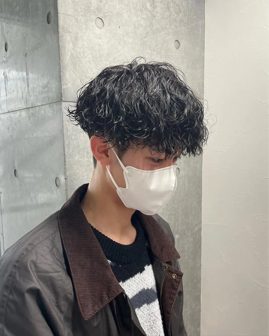 パーマ メンズ メンズモテパーマ💙 fuwaのヘアスタイル