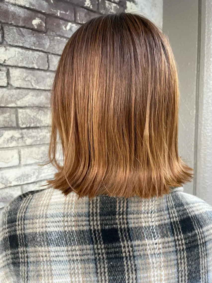 ミディアム 芥川 未優のヘアスタイル