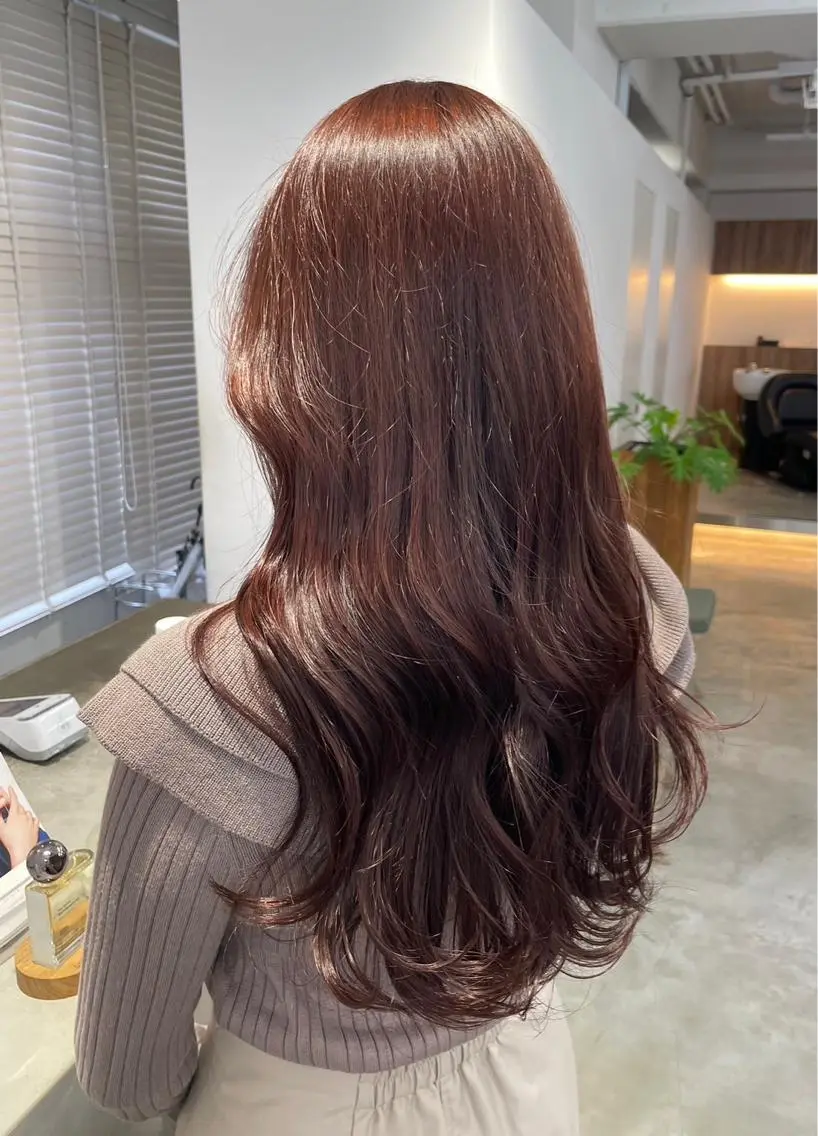 ロング カラー 陶山 直樹のヘアスタイル