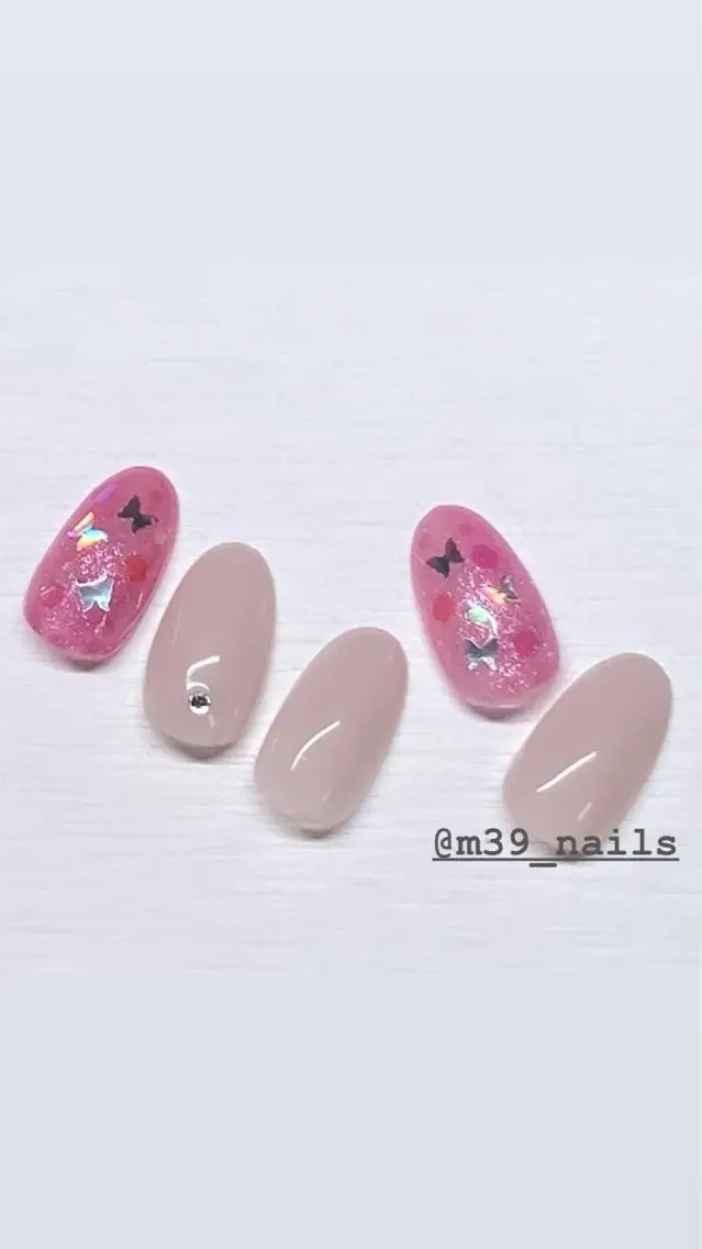 ネイル ハート 韓国ネイル 39-nails EharaMikuのネイルデザイン