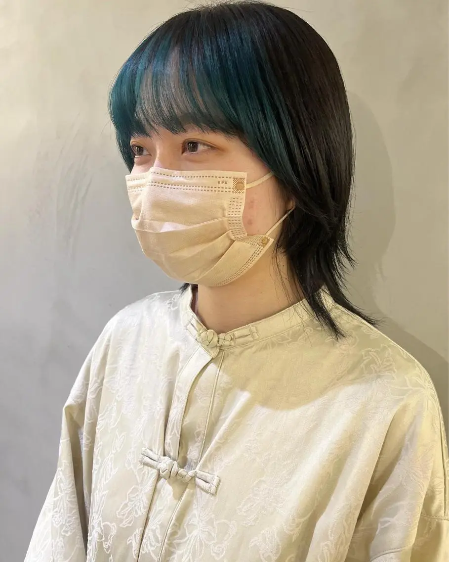 ショート カラー パーマ ヘアアレンジ メンズ nishi fuyumiのヘアスタイル