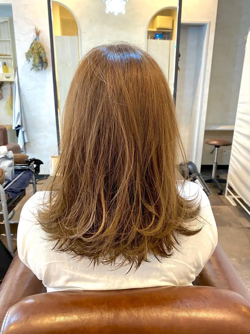 セミロング ⭐️ショート⭐️美髪 矯正⭐️水口陸のヘアスタイル