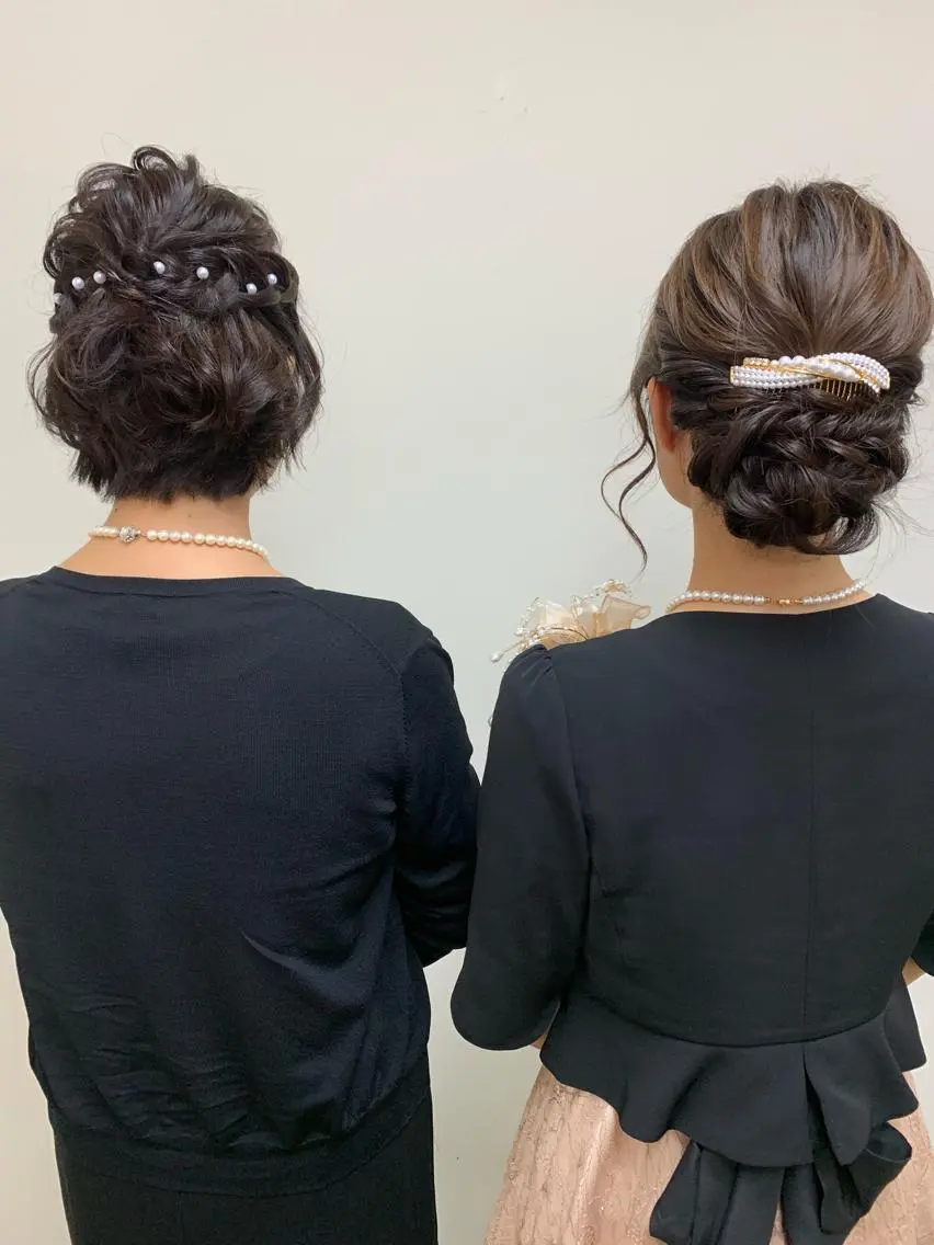 ヘアアレンジ ヘアセット Delight ヘアメイク着付けのヘアスタイル