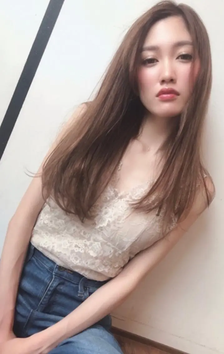 セミロング カラー ショートボブ セミロングパーマ バレイヤージュ ブリーチ ケアブリーチ 猫ッ毛さんヘア🐈 Misa【女性】のヘアスタイル