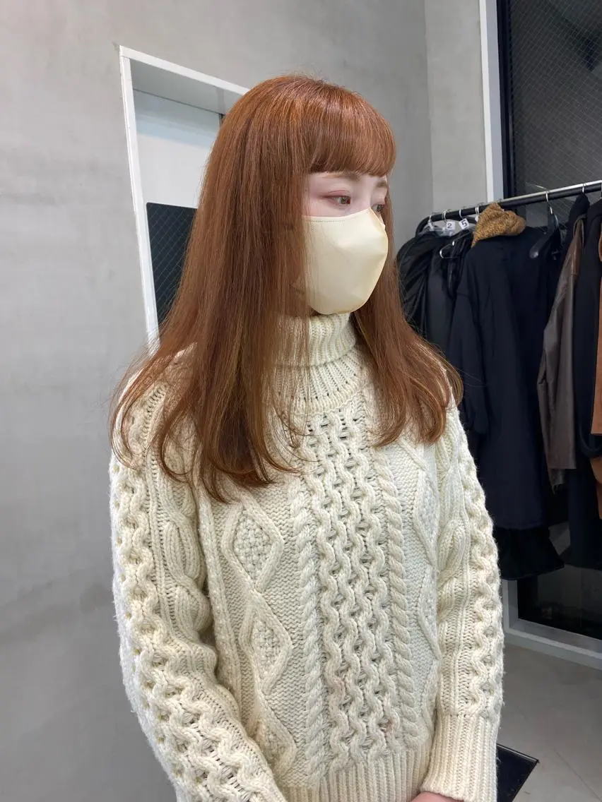 ロング カラー ヘアアレンジ レイヤーカット SHACHU ayamiのヘアスタイル