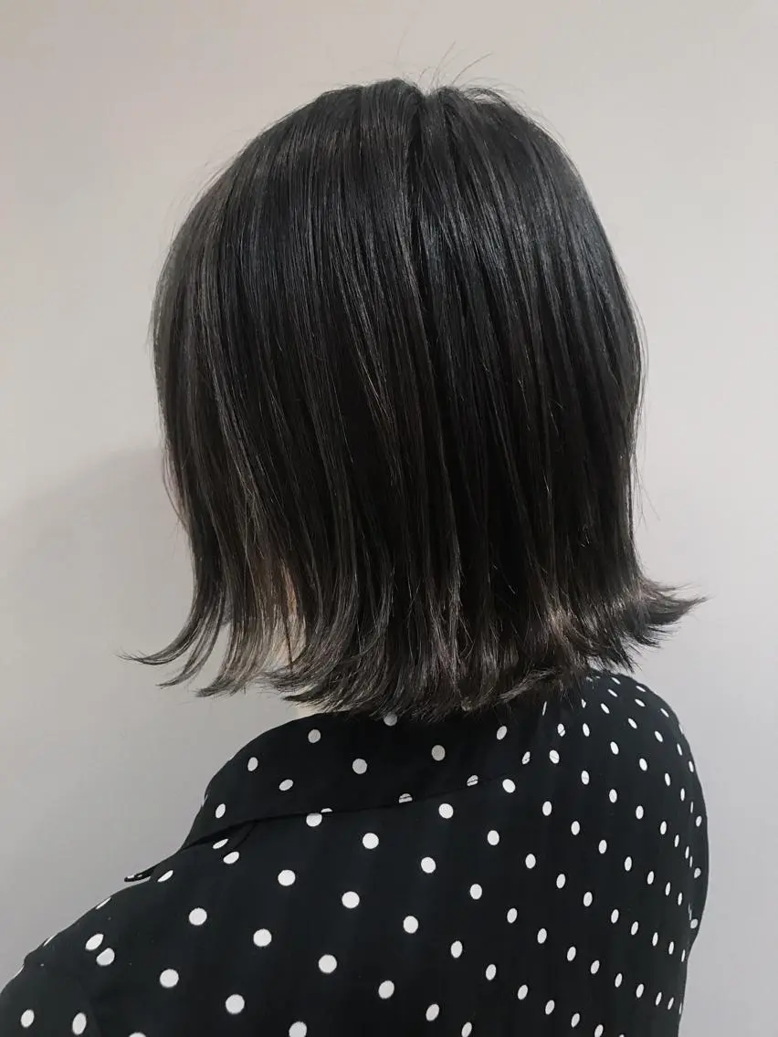 ショート カラー ヘアアレンジ グレージュ ヘアカラー トリートメント 松田 亮葉のヘアスタイル