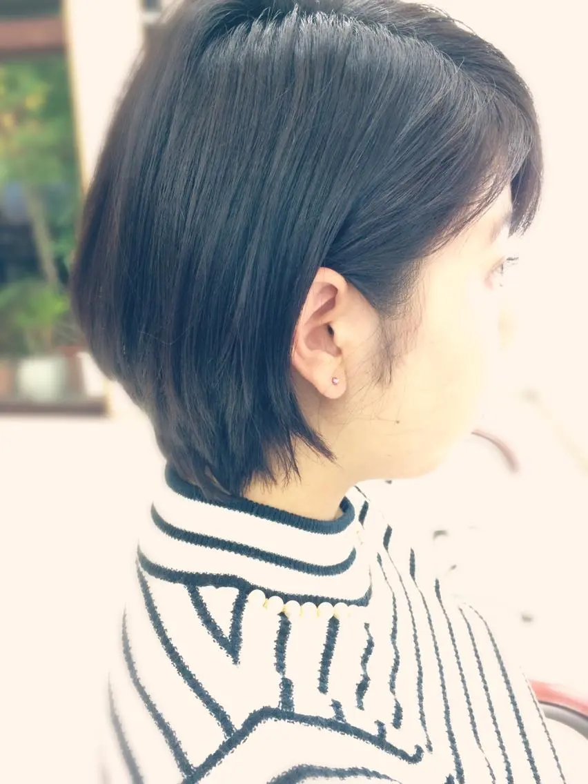 ショート ショートボブ ボブ ショートヘア いけだ ゆうのヘアスタイル