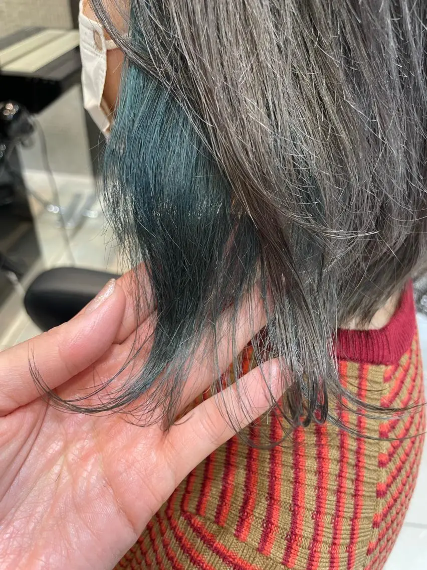 ミディアム カラー ブリーチ 女性リピ90%🍨 🩷佐藤みずきのヘアスタイル