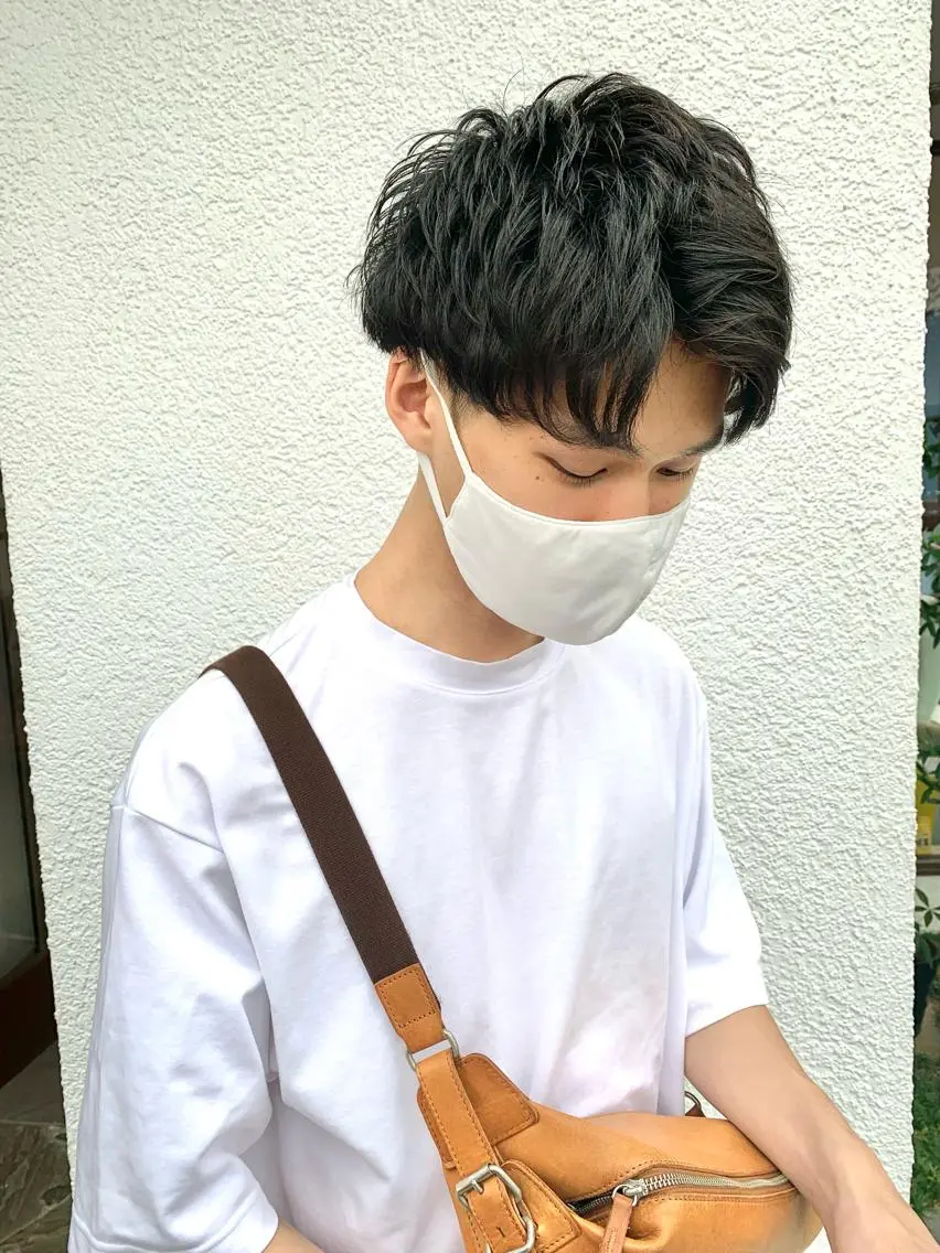ショート パーマ メンズ マッシュ メンズパーマ ショートヘア メンズパーマ職人 加藤 弘貴のヘアスタイル