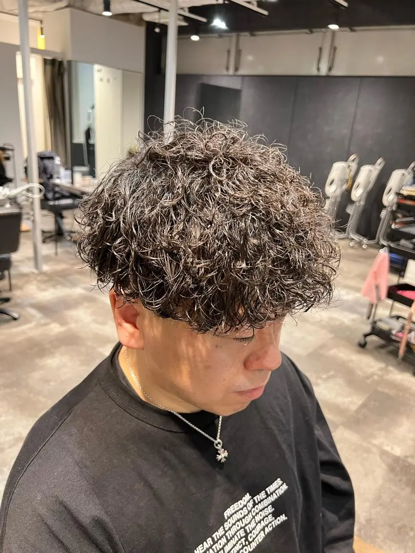 パーマ メンズ メンズパーマ/ メンズ特化/寺阪拓真のヘアスタイル