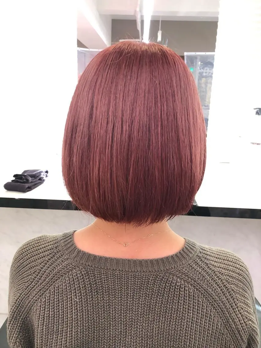 ミディアム カラー ヘアアレンジ ヘアカラー トリートメント ヘッドスパ ヘアセット 透明感/艶髪/💖 トレンドスタイル💖のヘアスタイル