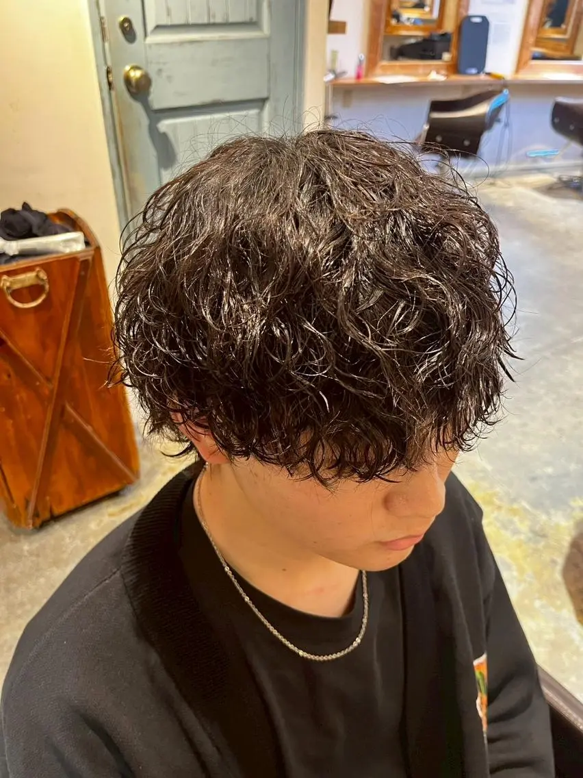 パーマ メンズ メンズカット パーマ特化 清士郎のヘアスタイル