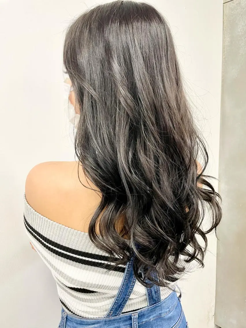 ロング カラー カット ヘアカラー 色気レイヤー& ショートはお任せ🌟のヘアスタイル