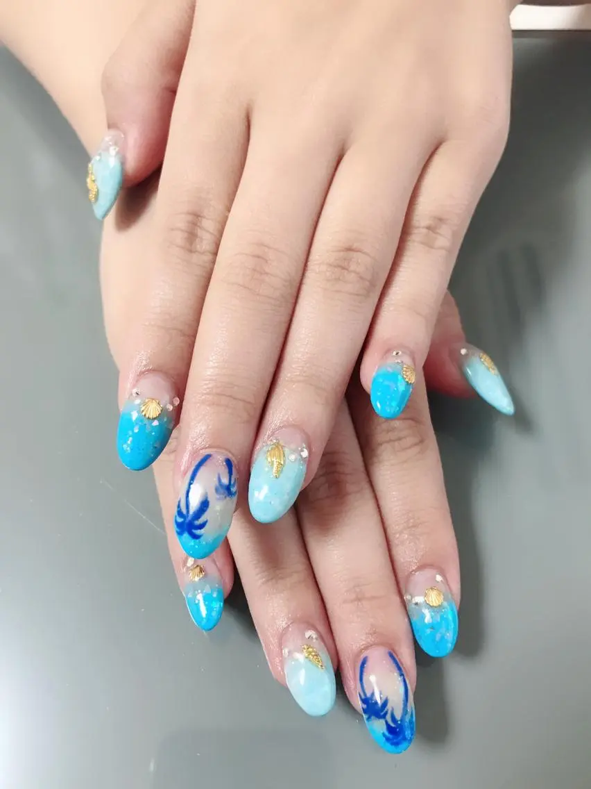 ネイル 長さ出し 持ち込み ハンドネイル Masuko Yasukaのネイルデザイン