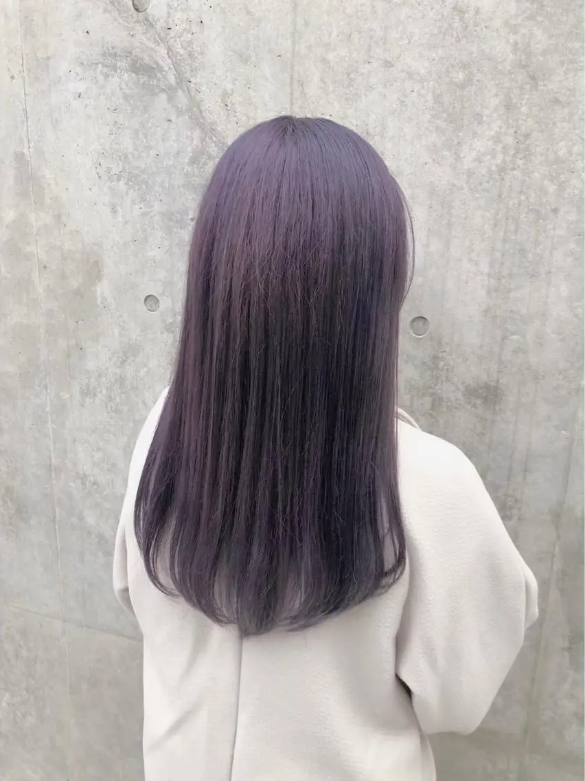 ロング カラー カット トリートメント MOMO艶髪 🩵モテカラーのヘアスタイル