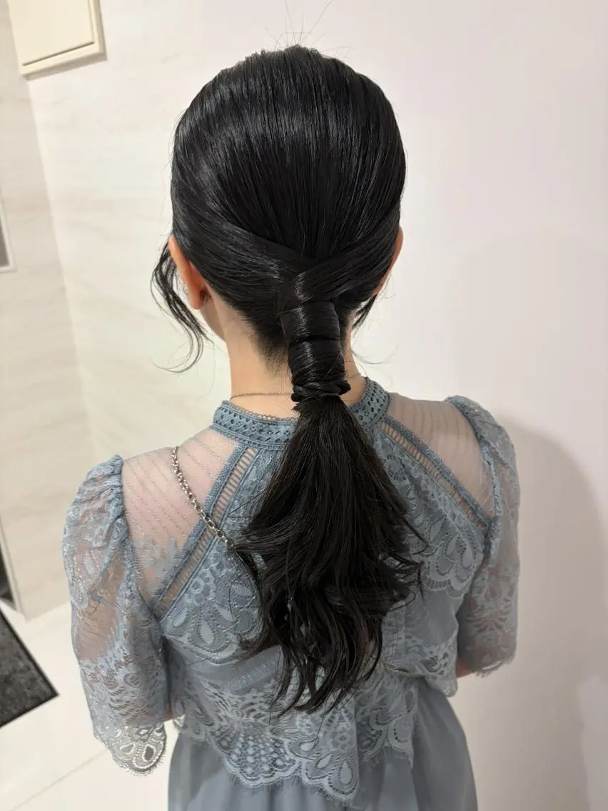 セミロング かけだ まゆのヘアスタイル