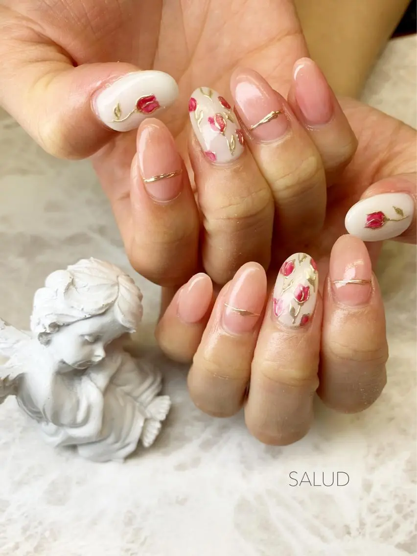 ネイル ハンドネイル Nail Salon SALUDのネイルデザイン