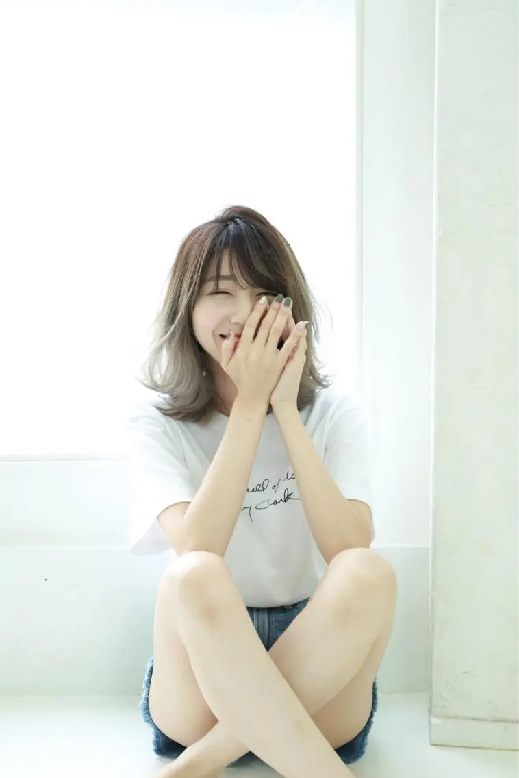 ミディアム 韓国ヘア🕊村上 ののこ🕊のヘアスタイル