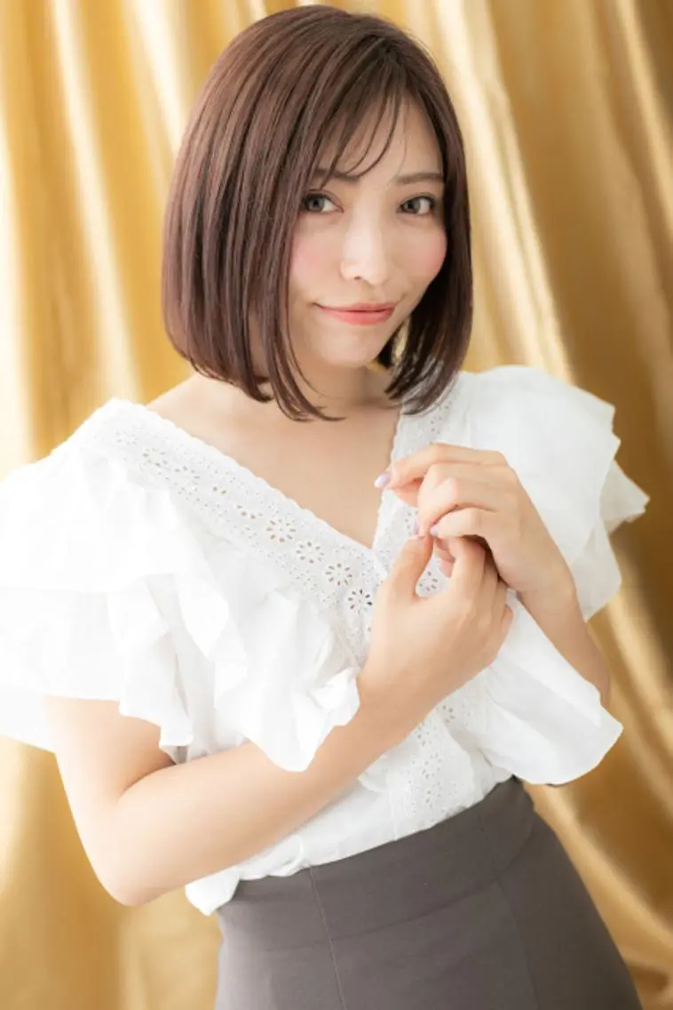 ミディアム カラー パーマ ヘアサロンM 大宮店 レイヤーカット　寺口のヘアスタイル