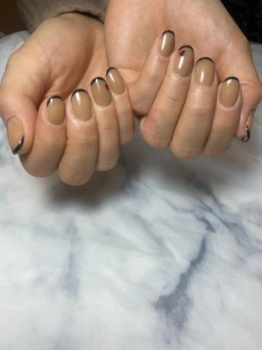 ネイル フレンチネイル ハンドネイル Shizuka Nail Salonのネイルデザイン
