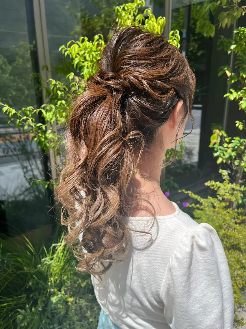 ヘアアレンジ カット ヘアセット 美髪矯正✨🌷関 郁美🌷のヘアスタイル