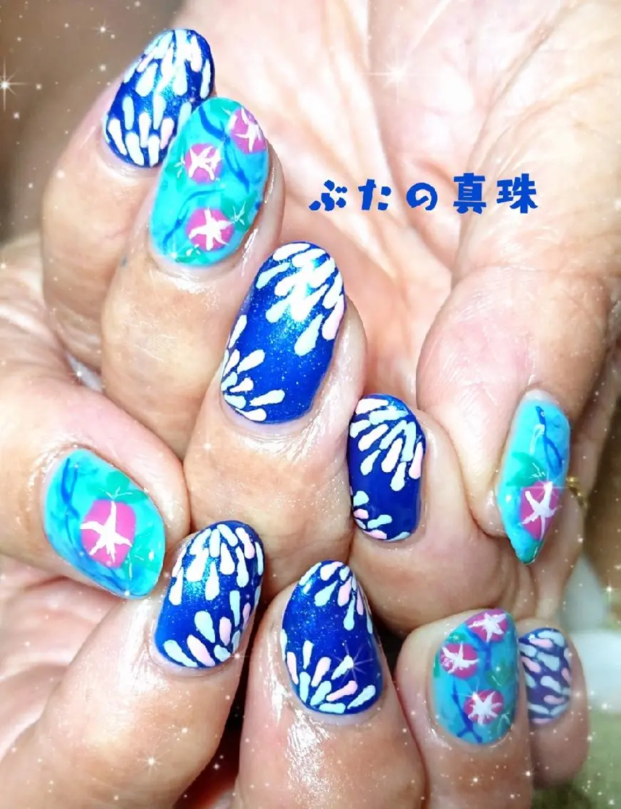 ネイル ハンドネイル 林 珠里のネイルデザイン