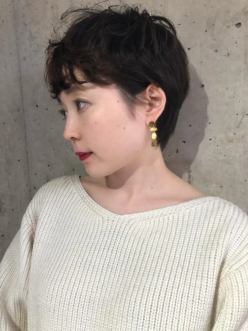 ショート カラー パーマ ヘアアレンジ メンズ キッズ ネイル マツエク・マツパ メンズパーマ くびれヘア ショートヘア ショートネイル カット パーマ トリートメント レイヤーカット✂️ 艶髪/小田部慎也のヘアスタイル