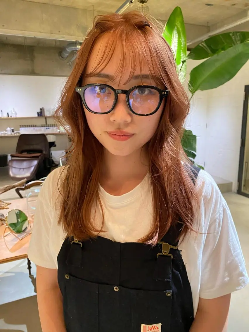 ロング カラー 聖 来のヘアスタイル