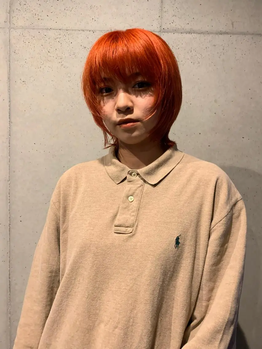 ショート カラー カット ヘアカラー トリートメント 似合わせウルフ/ レイヤー/山本祐輔のヘアスタイル