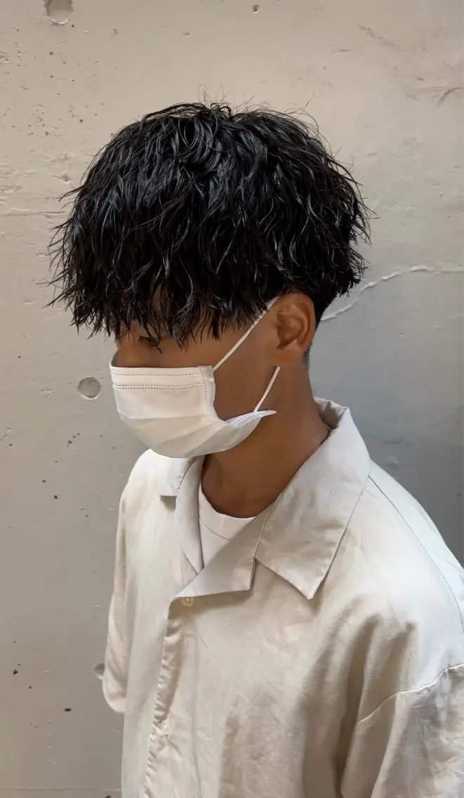 パーマ メンズ カット パーマ 🔥メンズ特化🔥 永瀬椋のヘアスタイル