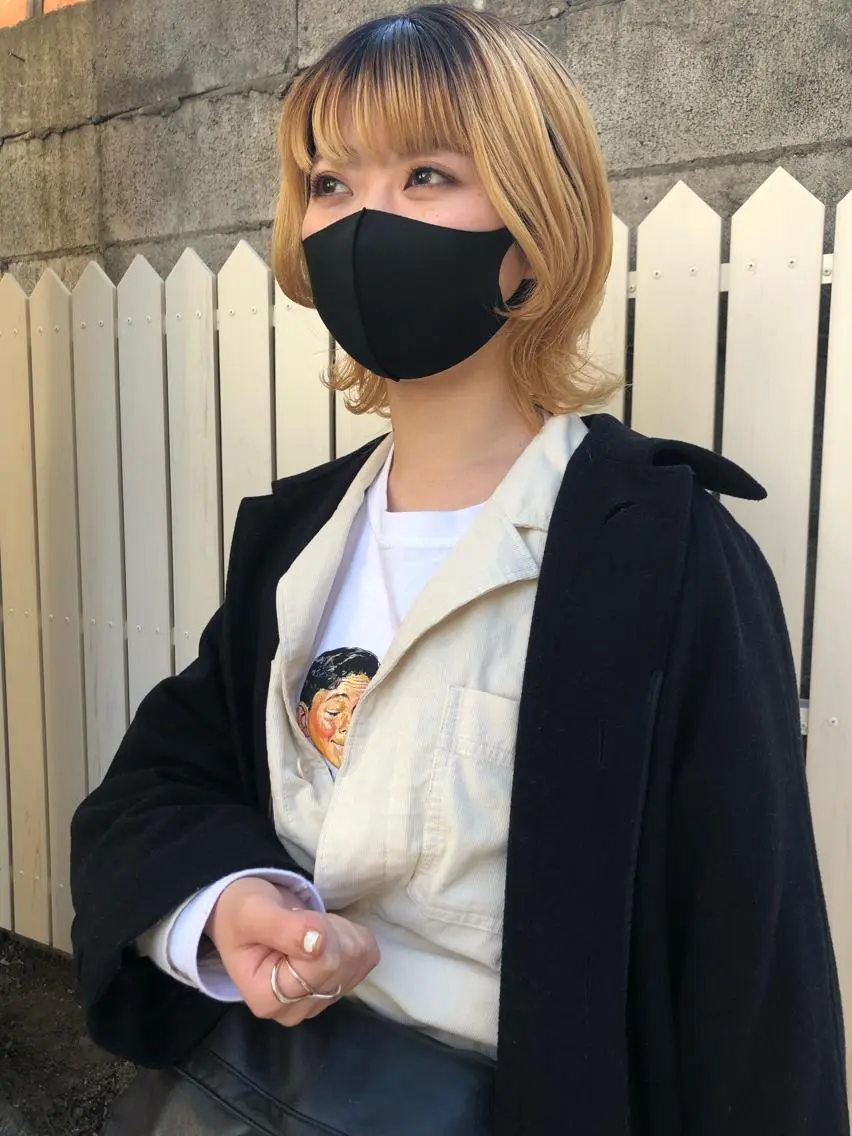 ミディアム カラー eri kinjoのヘアスタイル