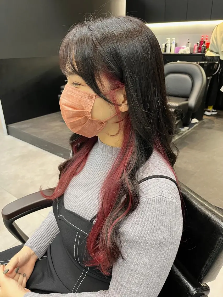 ロング カラー 🦩レイヤー|透明感 カラー🦩makoのヘアスタイル
