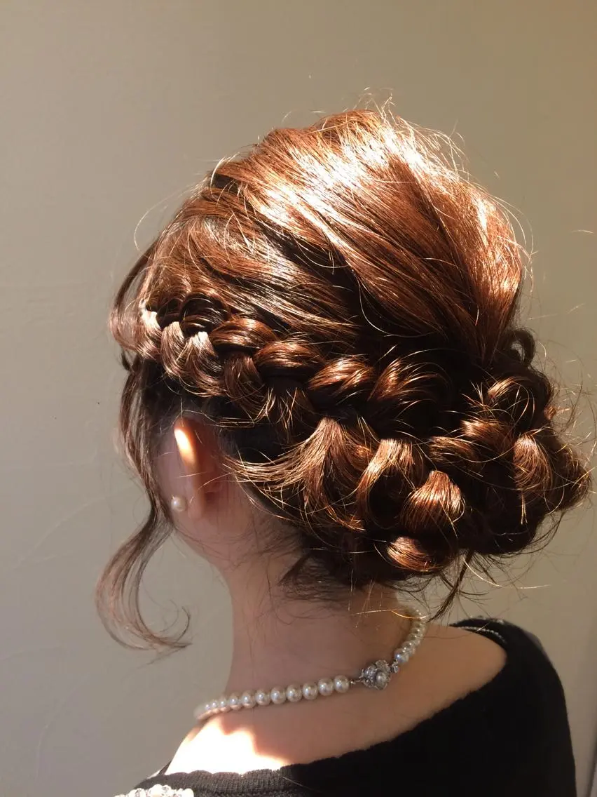 ミディアム ヘアアレンジ MeL 横浜/ MIHOのヘアスタイル