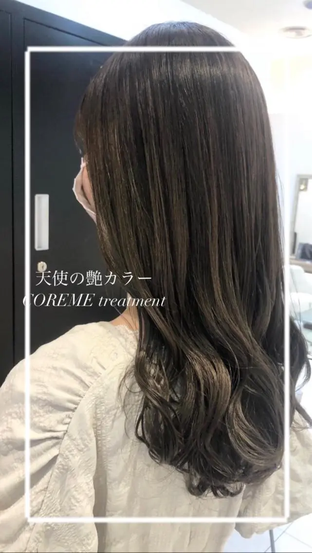 ロング カラー 縮毛矯正/髪質改善/ 艶髪ササキナツミのヘアスタイル