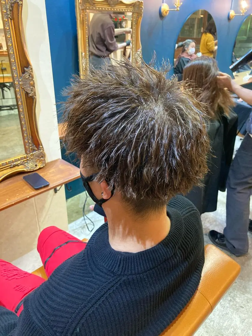 メンズ カット パーマ メンズ特化 TAKUYAのヘアスタイル
