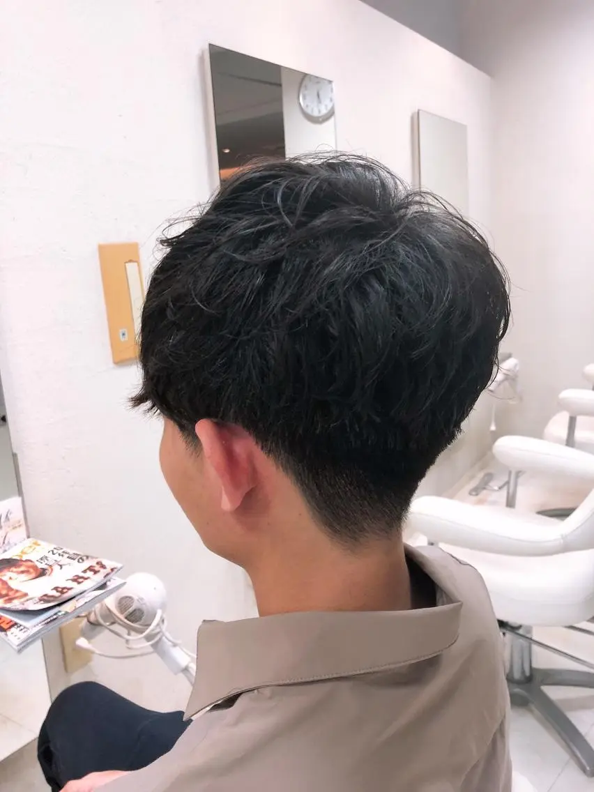 メンズ メンズパーマ カット パーマ 阿部 美咲のヘアスタイル