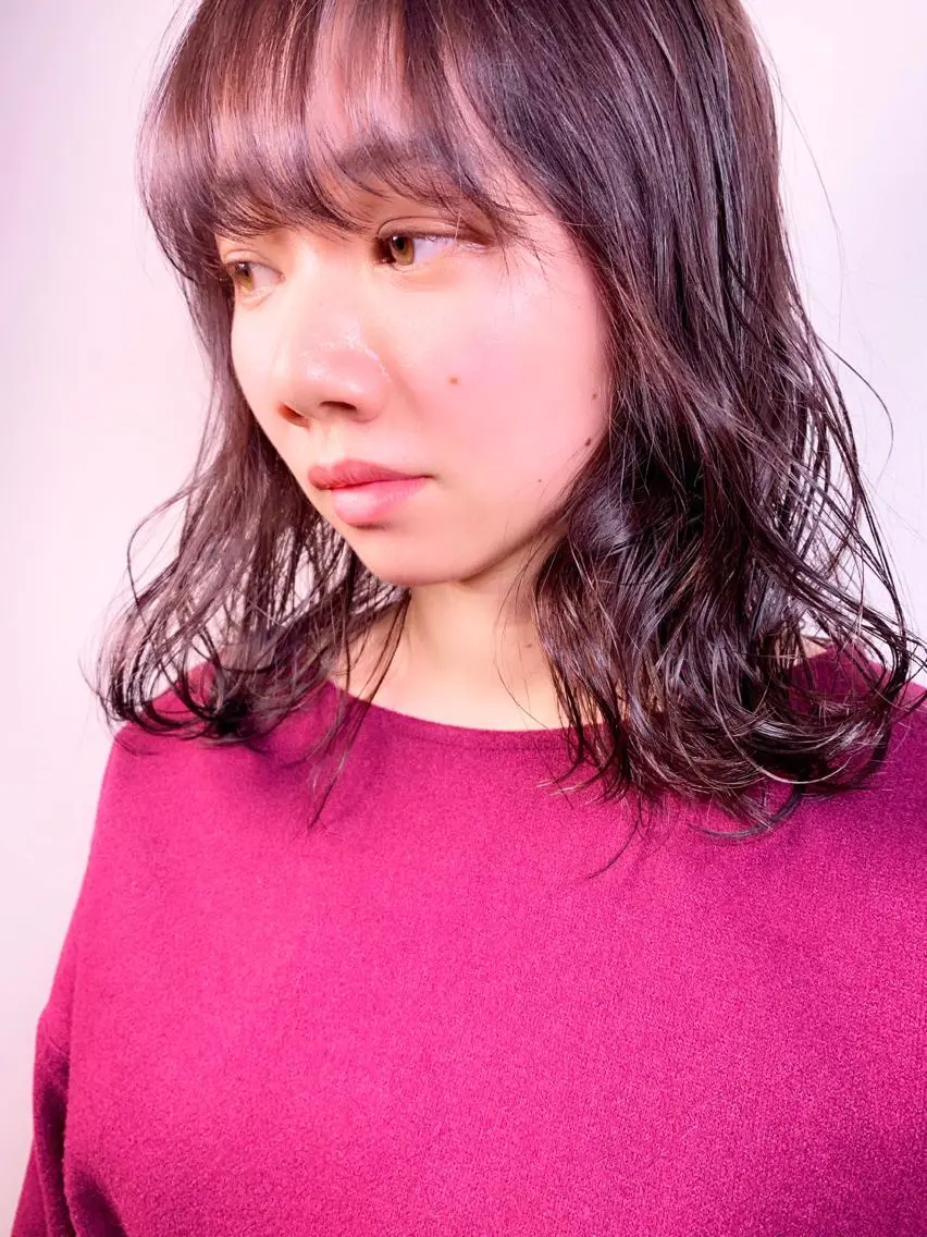 ミディアム カラー イルミナカラー tension 【テンション】のヘアスタイル