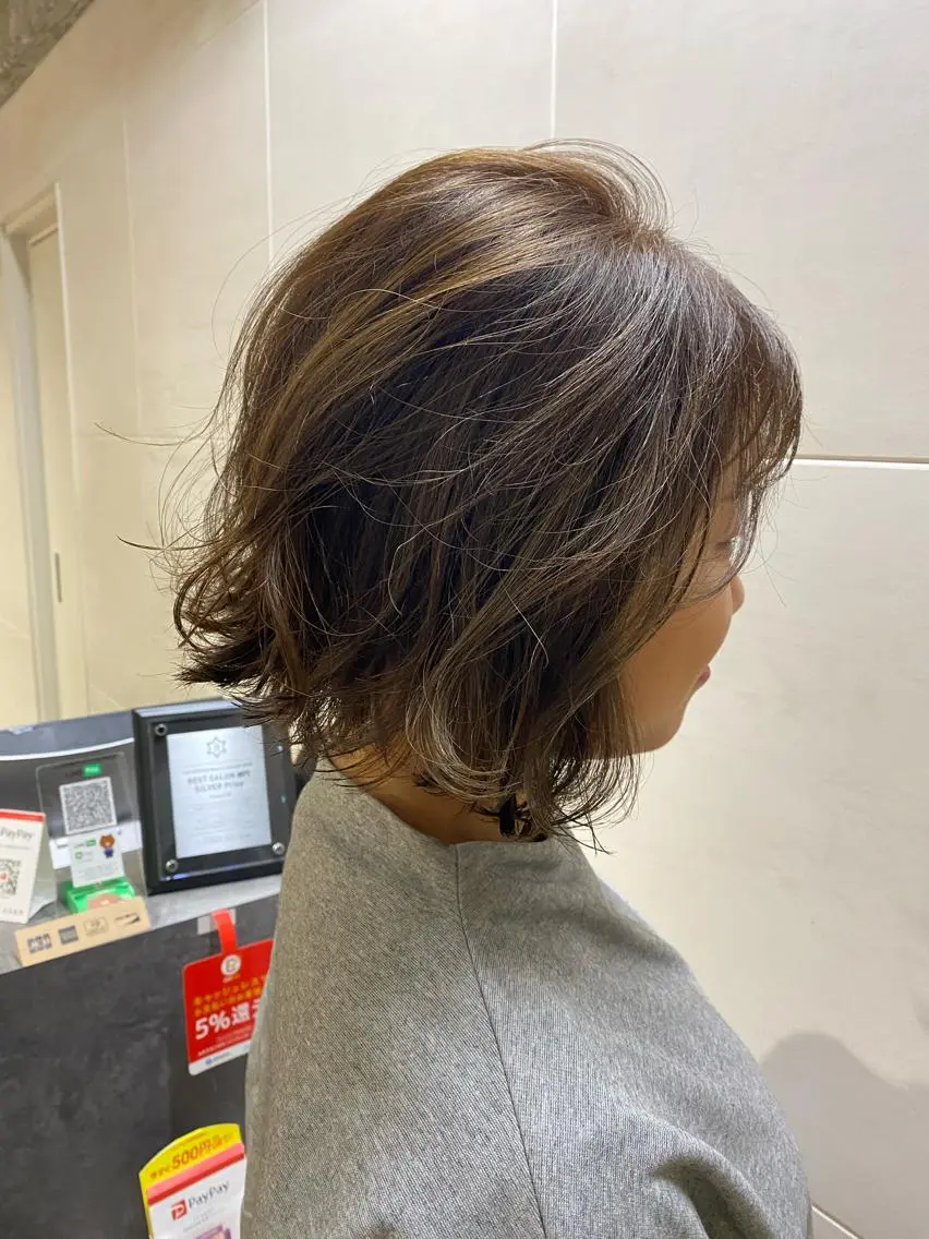 ミディアム カラー 髪質改善ULTOWA ✨松井 美幸のヘアスタイル