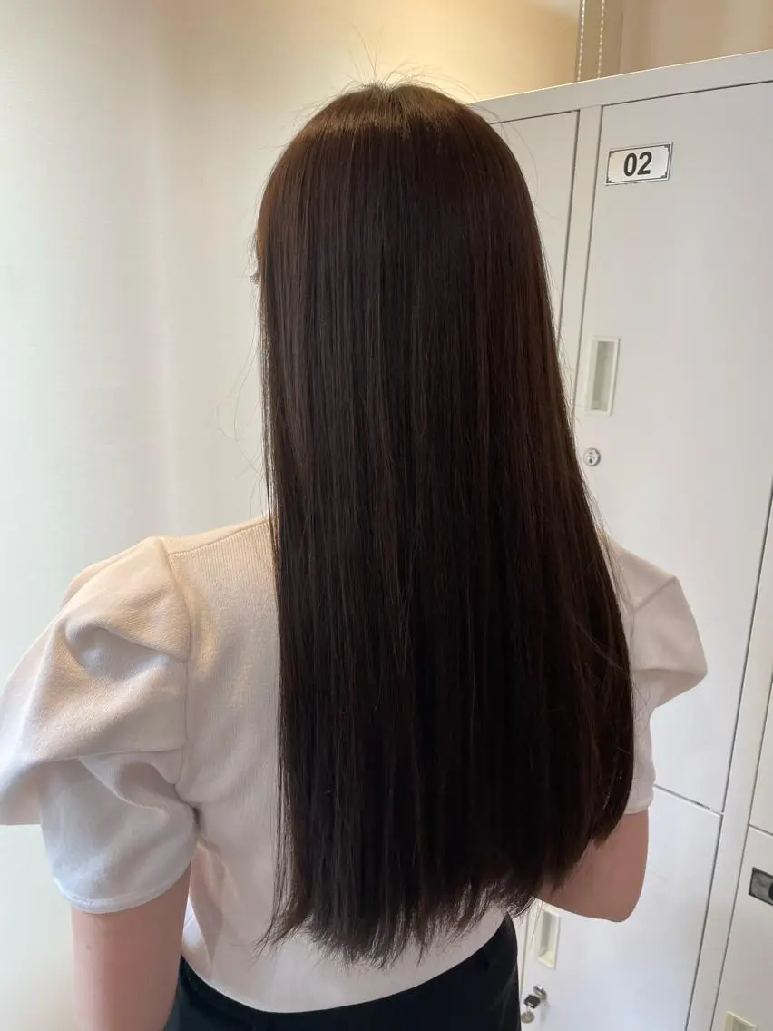 カラー アッシュ ヘアカラー みやした もあのヘアスタイル