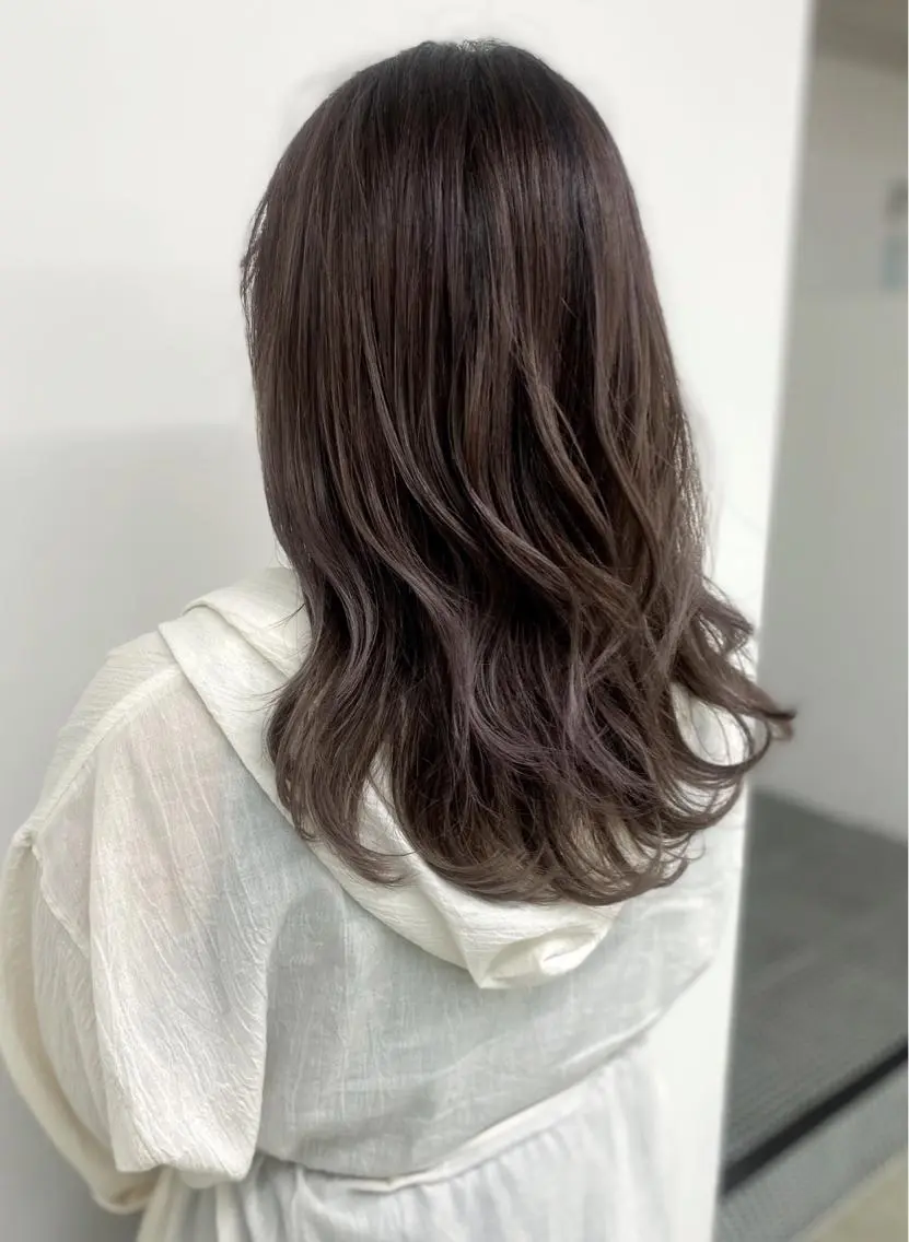 セミロング カラー カット ヘアカラー トリートメント ⭐️当日OK⭐️ 岩田峻のヘアスタイル