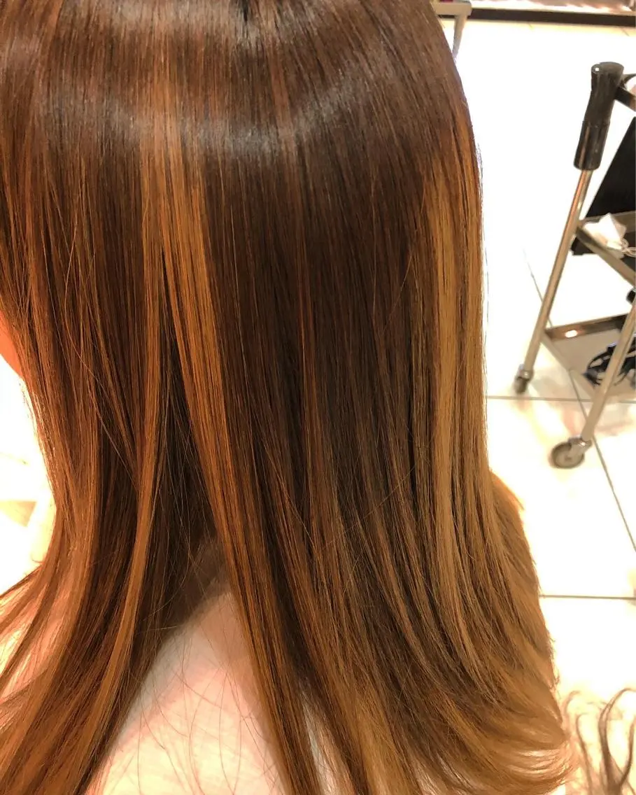 ロング カラー 坂元 智信のヘアスタイル