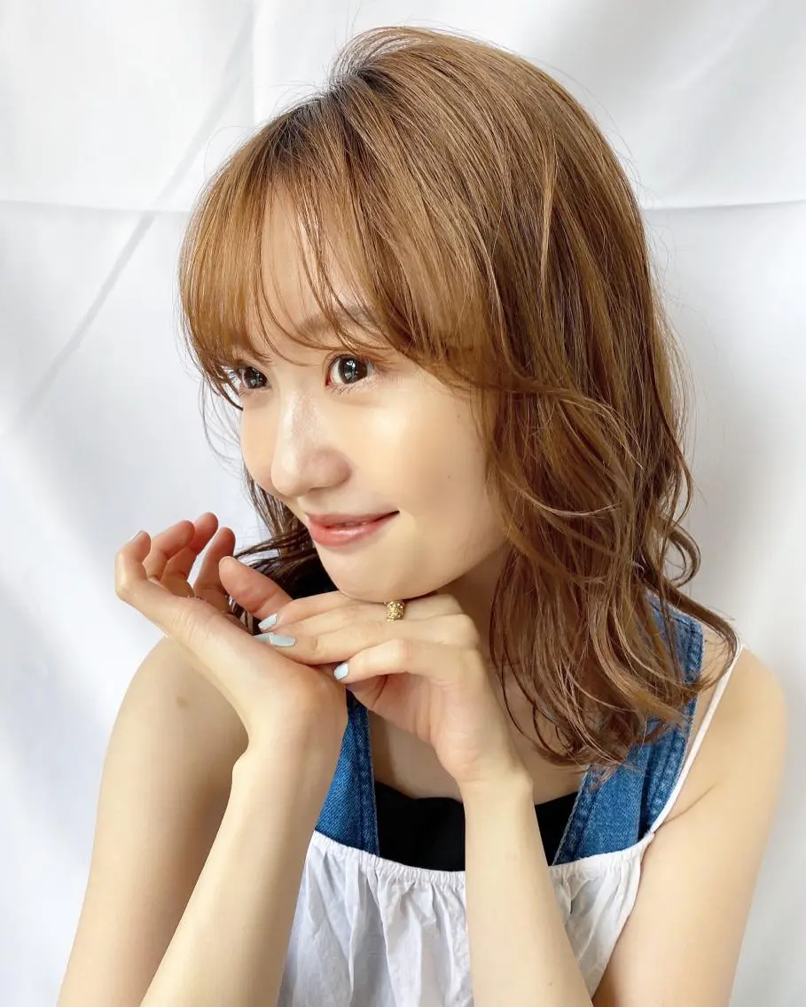 ミディアム カラー パーマ ヘアアレンジ ひなの .のその他イメージ