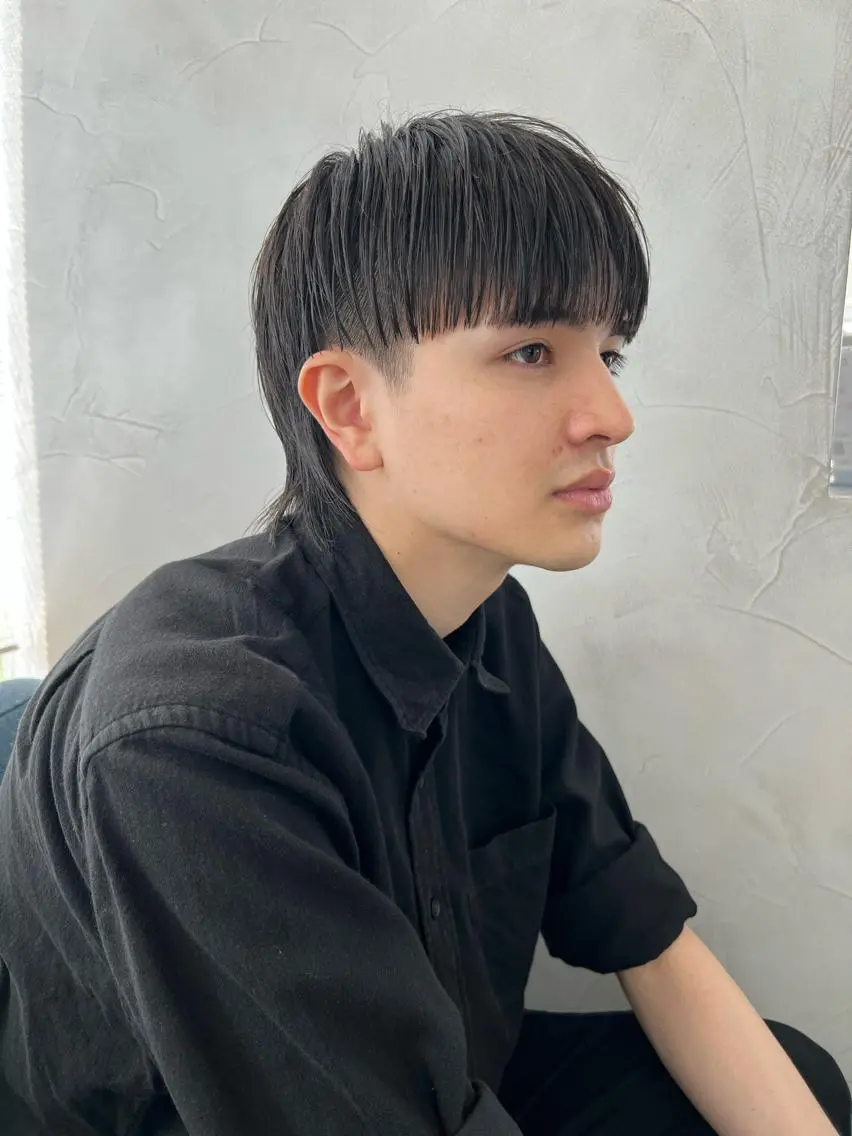 メンズ メンズウルフカット ウルフカット 表参道メンズカット hikariのヘアスタイル