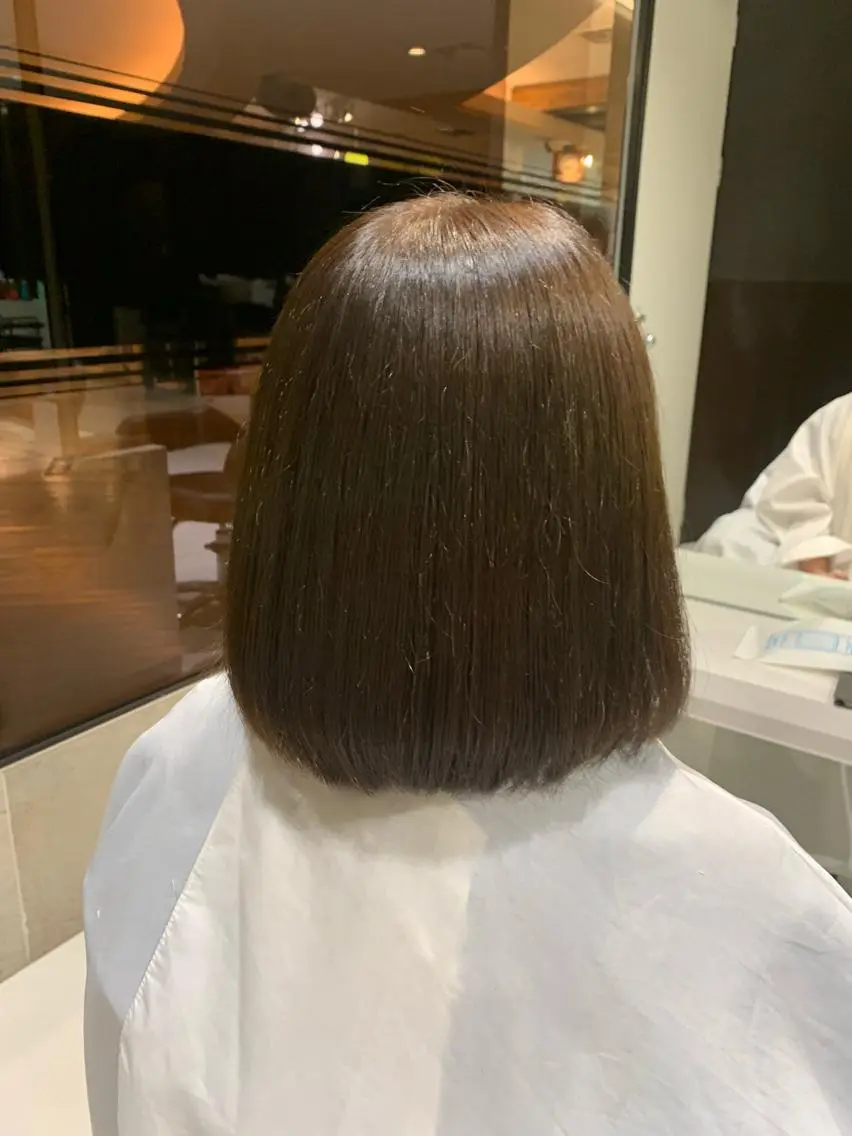 ミディアム カラー ベージュカラー 🫧ツヤ髪個室美容室 安食茉莉🫧のヘアスタイル