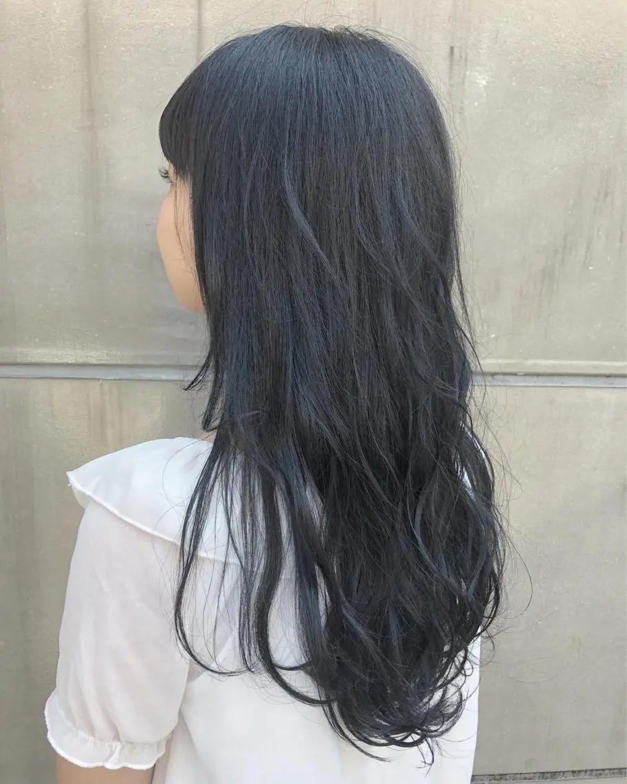 セミロング カラー 北間 寛哉のヘアスタイル