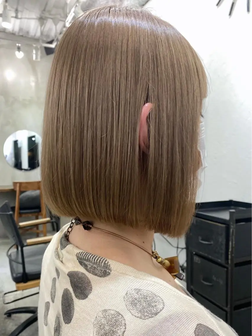 ショート カラー 韓国/ハイトーン/ ボブ🎀MIKU🎀のヘアスタイル