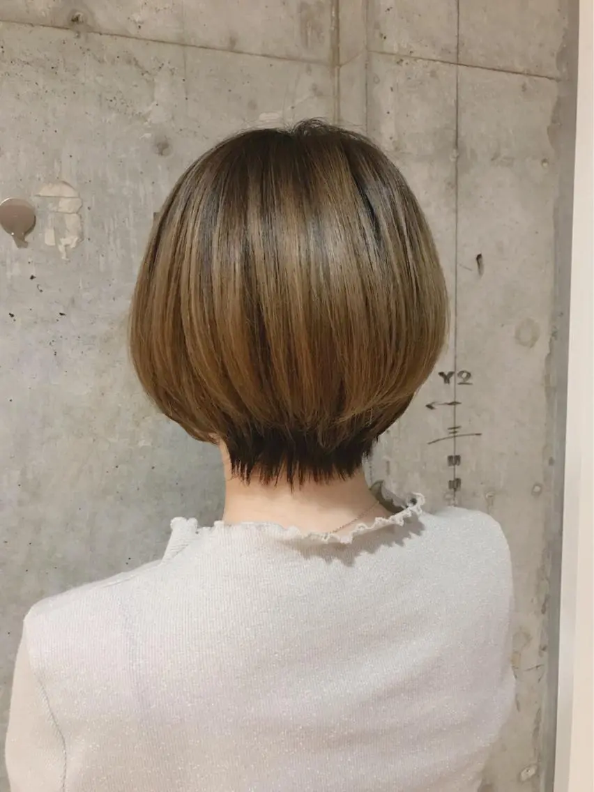 ショート ショートヘア 中川 結のヘアスタイル